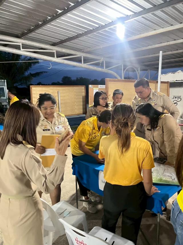 ภาพกิจกรรมรับมอบหีบบัตร รวมหีบบัตรเลือกตั้ง