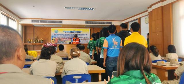 ประมวลภาพโครงการฝึกอบรมทบทวนเพิ่มประสิทธิภาพอาสาสมัครป้องกันภัยฝ่ายพลเรือน